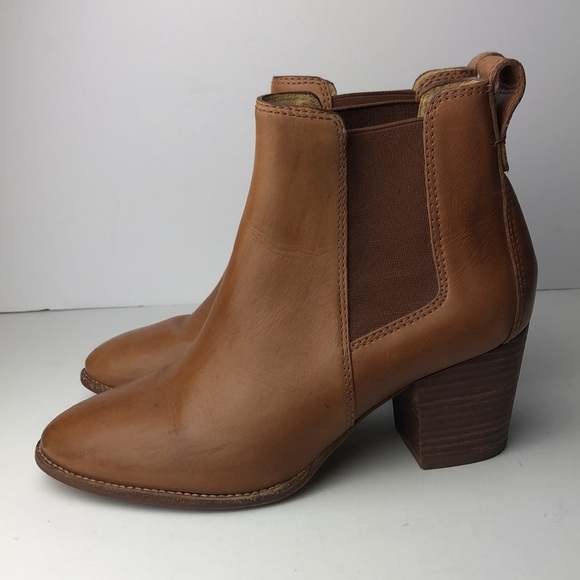 Madewell Regan Brown Leather Ankle Boots - Picture 6 of 14